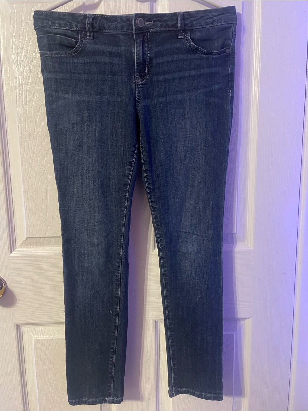 Simply Vera Vera Wang Dark Blue Skinny Jeans